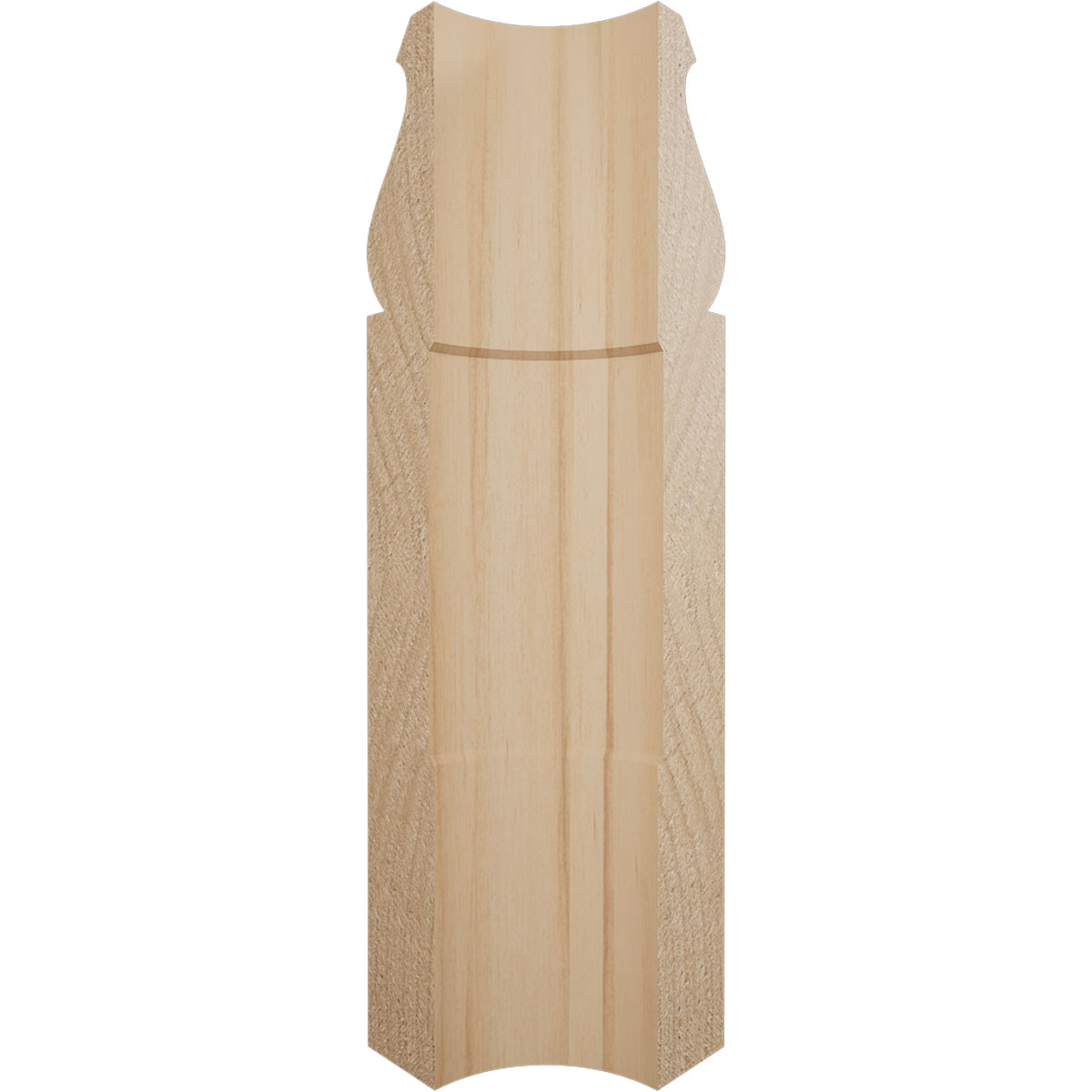 Ekena Millwork 5 1/4"H X 1 5/16"P WM163 Americraft Solid Hardwood Stain Grade Bullnose Outside Corner Moulding - Image 5