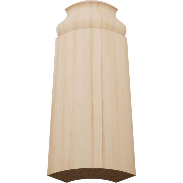 Ekena Millwork 5 1/4"H X 1 5/16"P WM163 Americraft Solid Hardwood Stain Grade Bullnose Outside Corner Moulding - Image 6