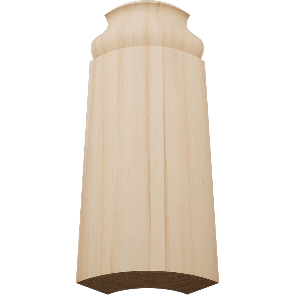 Ekena Millwork 5 1/4"H X 1 5/16"P WM163 Americraft Solid Hardwood Stain Grade Bullnose Outside Corner Moulding - Image 6