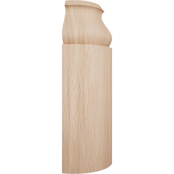 Ekena Millwork 5 1/4"H X 1 5/16"P WM163 Americraft Solid Hardwood Stain Grade Bullnose Outside Corner Moulding - Image 11