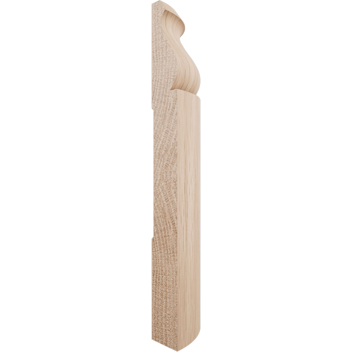 Ekena Millwork 5 1/4"H X 1 5/16"P WM163 Americraft Solid Hardwood Stain Grade Bullnose Outside Corner Moulding - Image 12