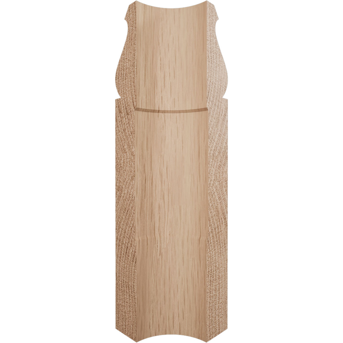 Ekena Millwork 5 1/4"H X 1 5/16"P WM163 Americraft Solid Hardwood Stain Grade Bullnose Outside Corner Moulding - Image 13