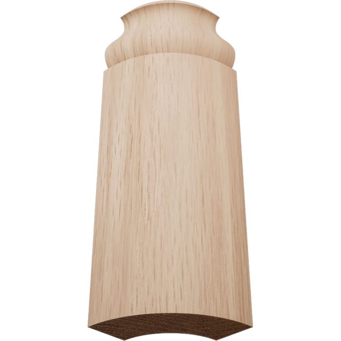Ekena Millwork 5 1/4"H X 1 5/16"P WM163 Americraft Solid Hardwood Stain Grade Bullnose Outside Corner Moulding - Image 14