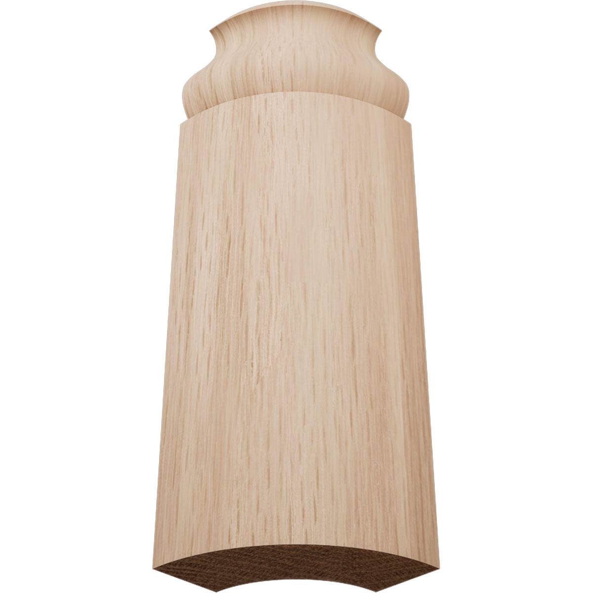 Ekena Millwork 5 1/4"H X 1 5/16"P WM163 Americraft Solid Hardwood Stain Grade Bullnose Outside Corner Moulding - Image 14