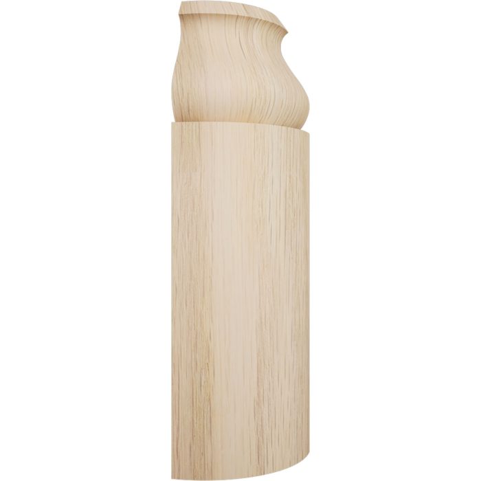 Ekena Millwork 5 1/4"H X 1 5/16"P WM163 Americraft Solid Hardwood Stain Grade Bullnose Outside Corner Moulding - Image 19