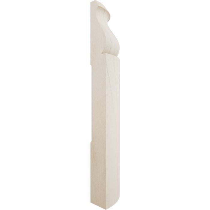 Ekena Millwork 5 1/4"H X 1 5/16"P WM163 Americraft Solid Hardwood Stain Grade Bullnose Outside Corner Moulding - Image 28