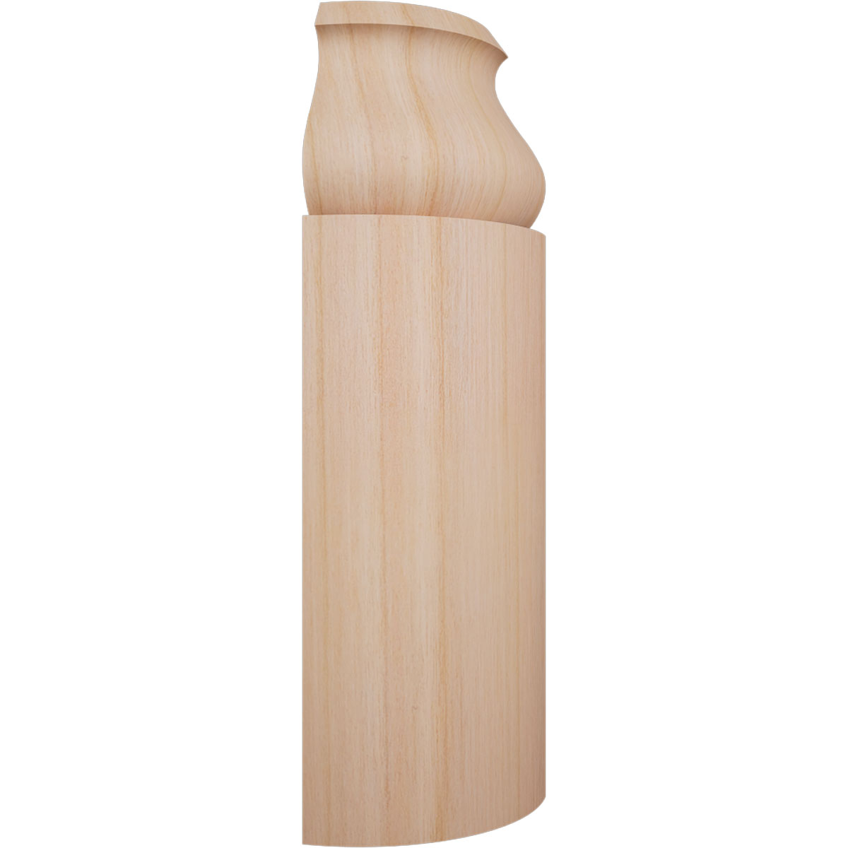Ekena Millwork 5 1/4"H X 1 5/16"P WM163 Americraft Solid Hardwood Stain Grade Bullnose Outside Corner Moulding - Image 35