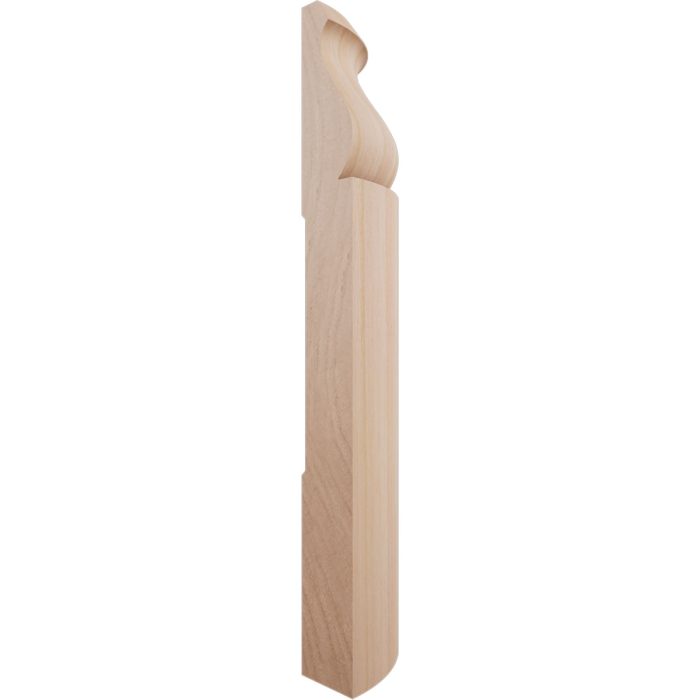 Ekena Millwork 5 1/4"H X 1 5/16"P WM163 Americraft Solid Hardwood Stain Grade Bullnose Outside Corner Moulding - Image 36
