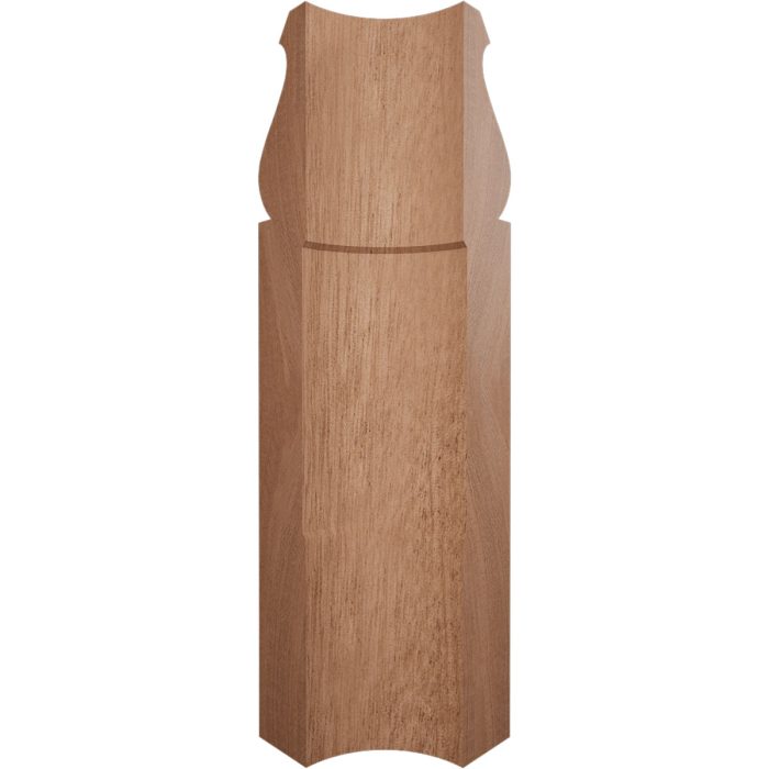 Ekena Millwork 5 1/4"H X 1 5/16"P WM163 Americraft Solid Hardwood Stain Grade Bullnose Outside Corner Moulding - Image 45