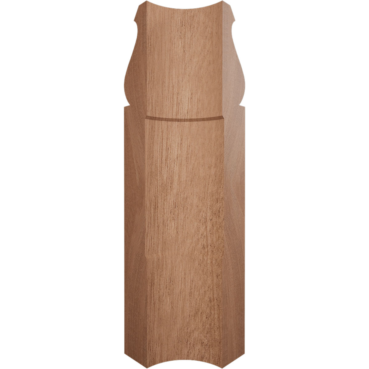 Ekena Millwork 5 1/4"H X 1 5/16"P WM163 Americraft Solid Hardwood Stain Grade Bullnose Outside Corner Moulding - Image 45