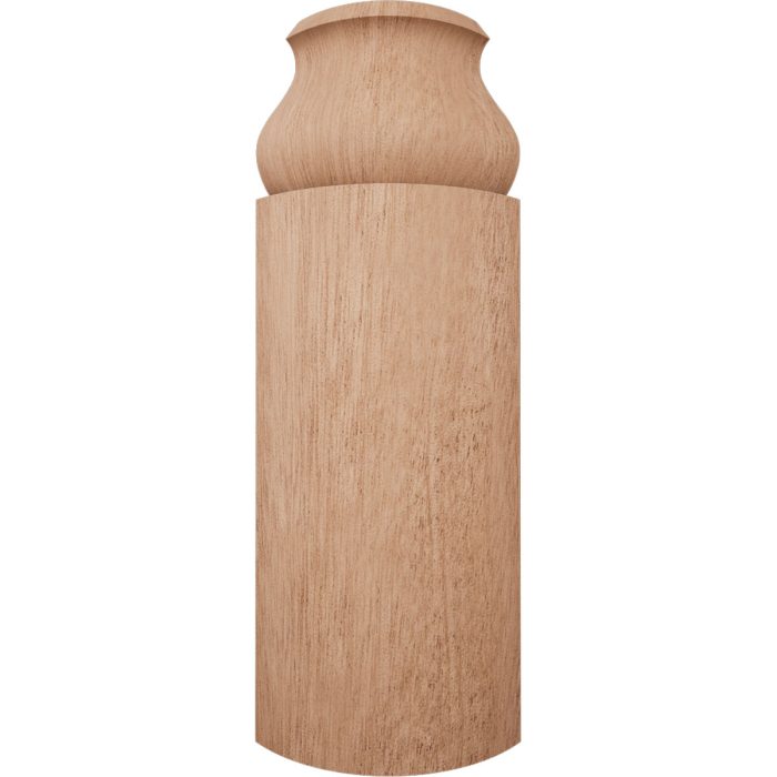 Ekena Millwork 5 1/4"H X 1 5/16"P WM163 Americraft Solid Hardwood Stain Grade Bullnose Outside Corner Moulding - Image 42