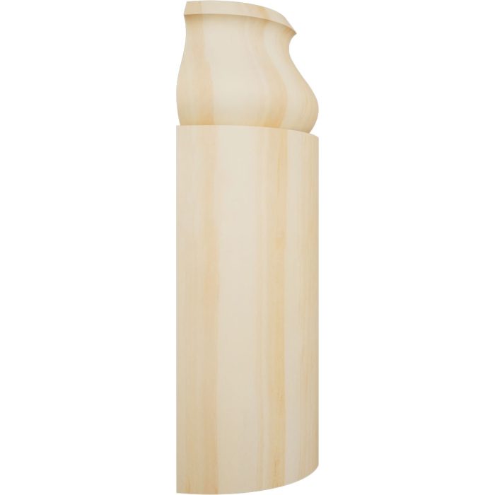 Ekena Millwork 5 1/4"H X 1 5/16"P WM163 Americraft Solid Hardwood Stain Grade Bullnose Outside Corner Moulding - Image 51