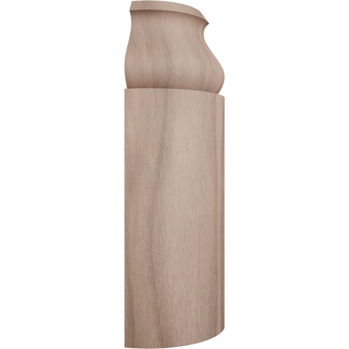 Ekena Millwork 5 1/4"H X 1 5/16"P WM163 Americraft Solid Hardwood Stain Grade Bullnose Outside Corner Moulding - Image 59