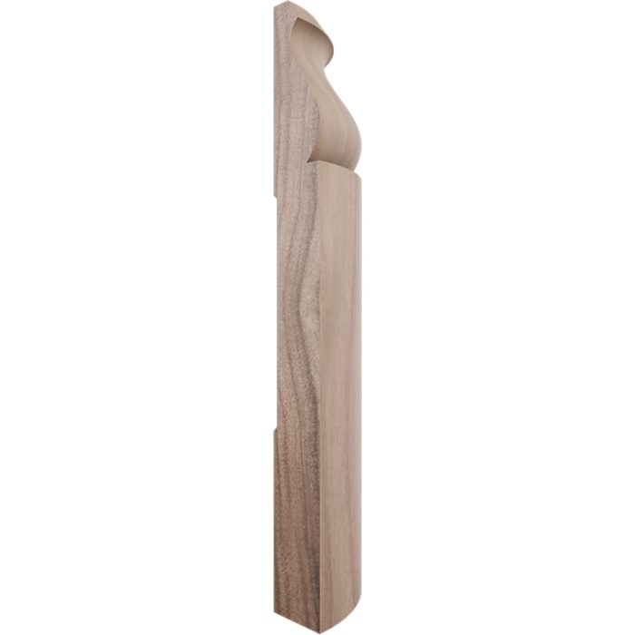 Ekena Millwork 5 1/4"H X 1 5/16"P WM163 Americraft Solid Hardwood Stain Grade Bullnose Outside Corner Moulding - Image 60