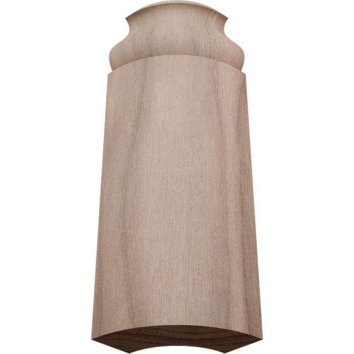 Ekena Millwork 5 1/4"H X 1 5/16"P WM163 Americraft Solid Hardwood Stain Grade Bullnose Outside Corner Moulding - Image 62
