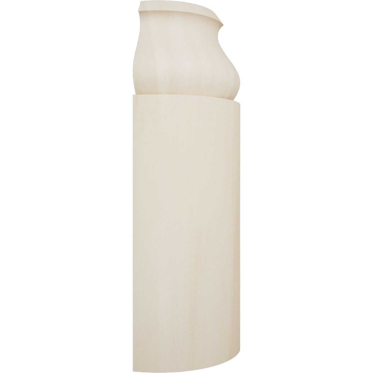 Ekena Millwork 5 1/4"H X 1 5/16"P WM163 Americraft Solid Hardwood Stain Grade Bullnose Outside Corner Moulding - Image 67