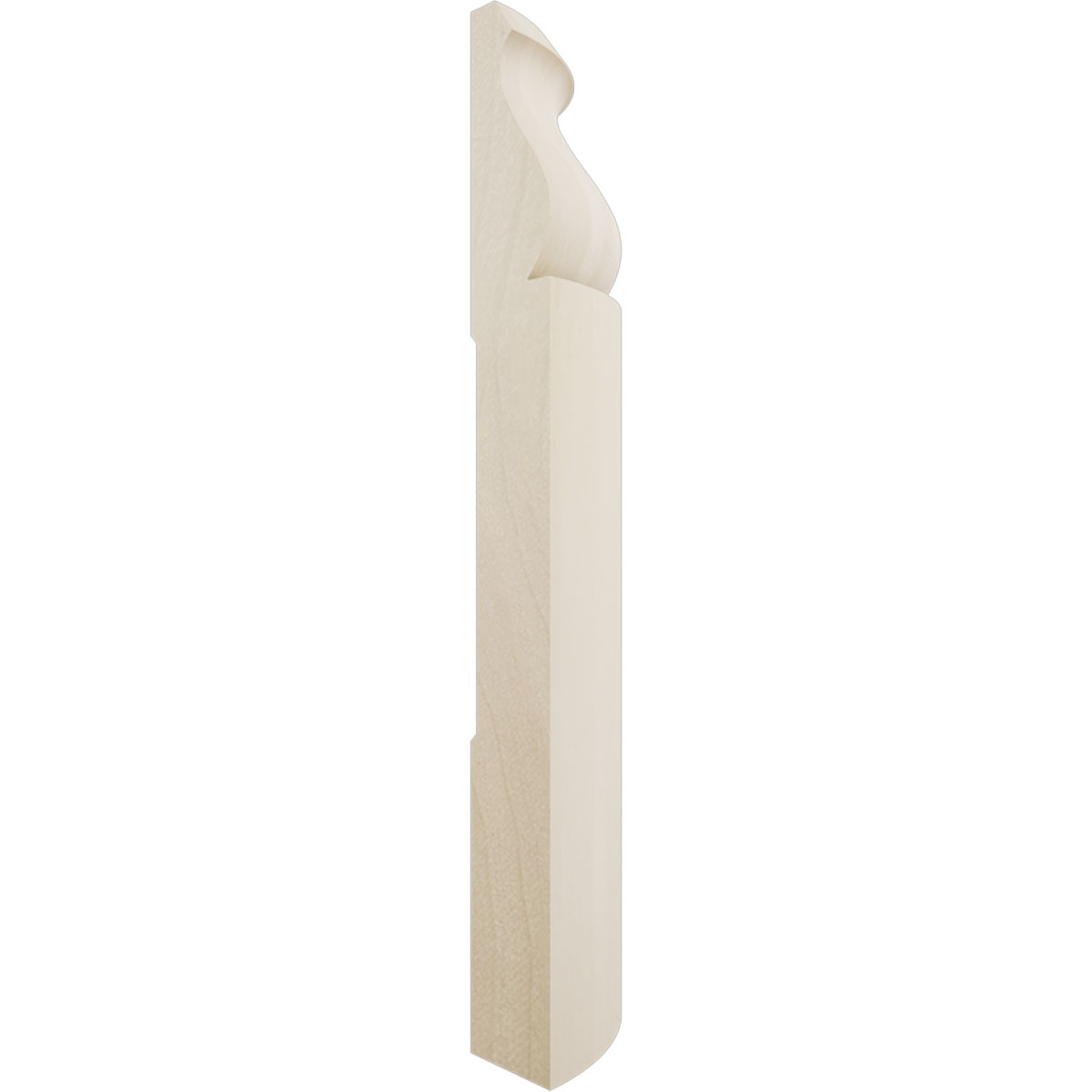 Ekena Millwork 5 1/4"H X 1 5/16"P WM163 Americraft Solid Hardwood Stain Grade Bullnose Outside Corner Moulding - Image 68