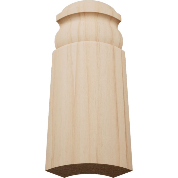 Ekena Millwork 5 1/4"H X 1 5/16"P WM5180 Americraft Solid Hardwood Stain Grade Bullnose Outside Corner Moulding - Image 6