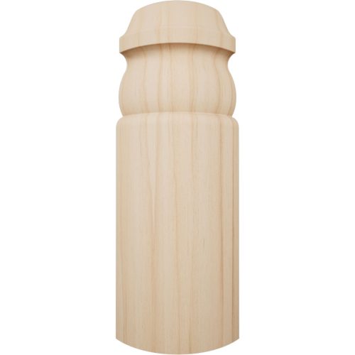 Americraft WM5180 Solid Hardwood Bullnose Outside Corner Moulding