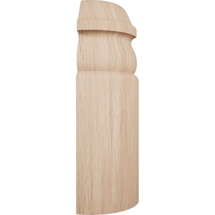 Ekena Millwork 5 1/4"H X 1 5/16"P WM5180 Americraft Solid Hardwood Stain Grade Bullnose Outside Corner Moulding - Image 12