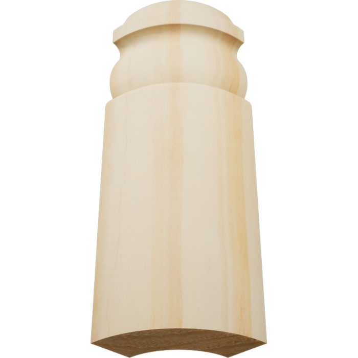 Ekena Millwork 5 1/4"H X 1 5/16"P WM5180 Americraft Solid Hardwood Stain Grade Bullnose Outside Corner Moulding - Image 55