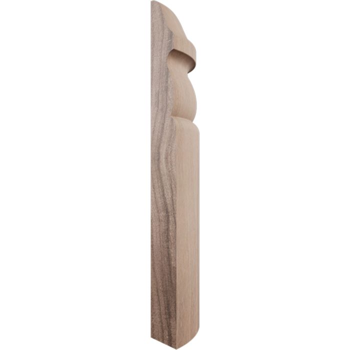 Ekena Millwork 5 1/4"H X 1 5/16"P WM5180 Americraft Solid Hardwood Stain Grade Bullnose Outside Corner Moulding - Image 61