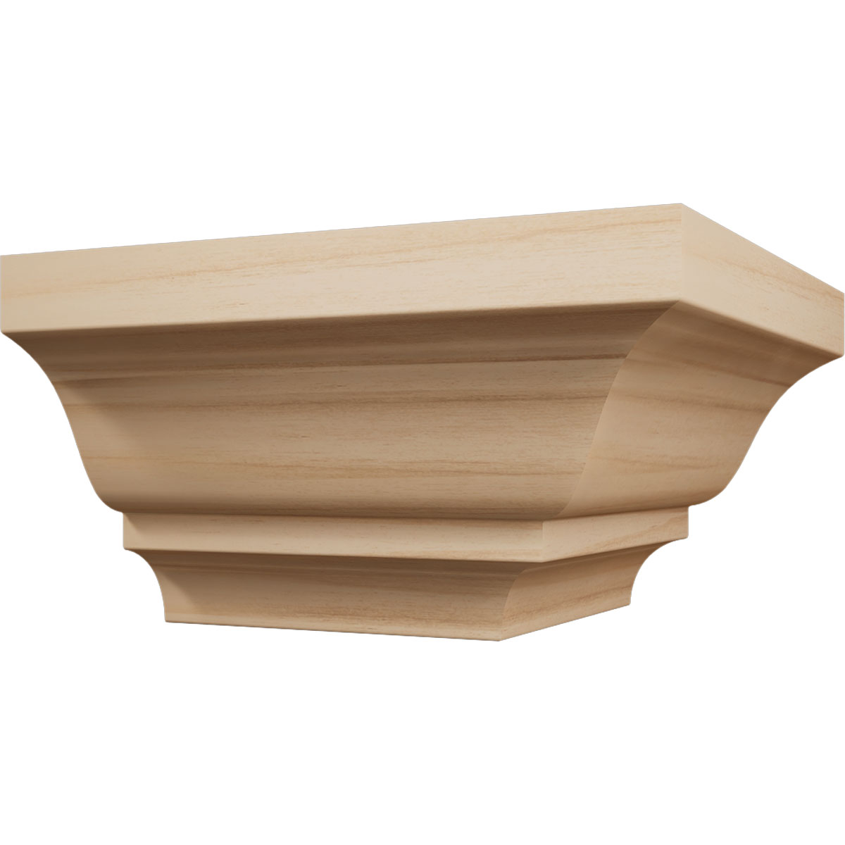 Ekena Millwork 1 5/8"P X 2 1/4"H WM52 Americraft Solid Hardwood Stain Grade Trimpro Crown Moulding Outside Corner - Image 3