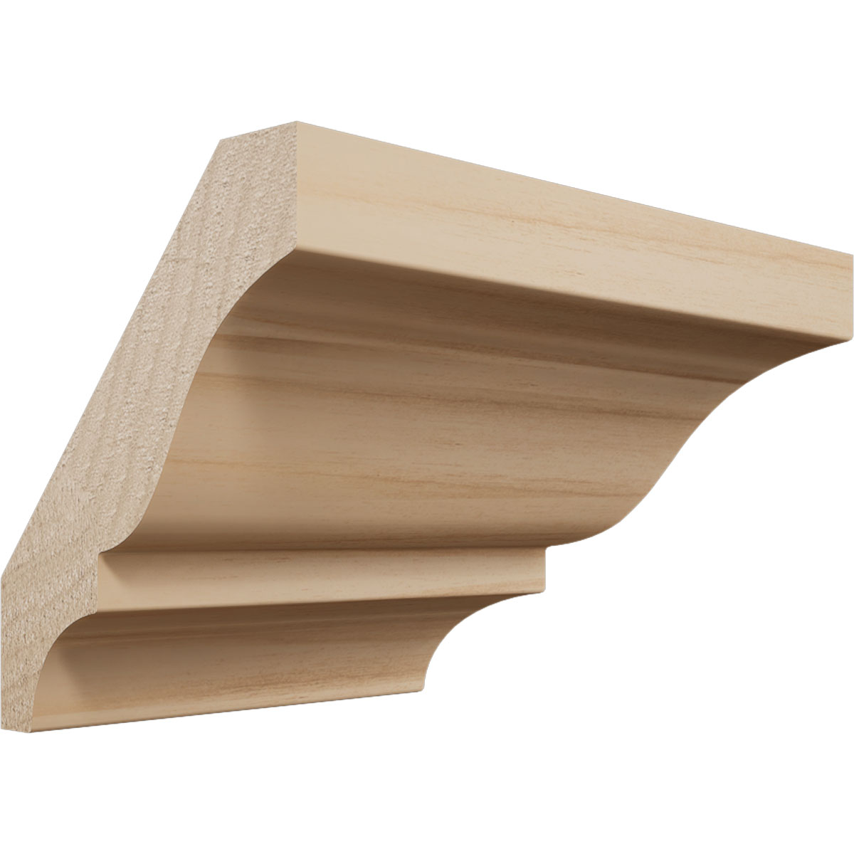 Ekena Millwork 1 5/8"P X 2 1/4"H WM52 Americraft Solid Hardwood Stain Grade Trimpro Crown Moulding Outside Corner - Image 4