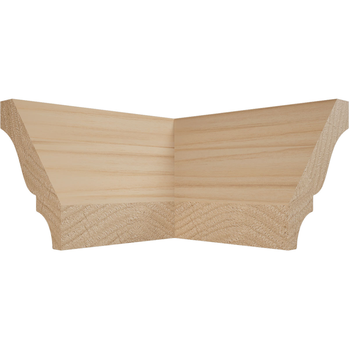 Ekena Millwork 1 5/8"P X 2 1/4"H WM52 Americraft Solid Hardwood Stain Grade Trimpro Crown Moulding Outside Corner - Image 5