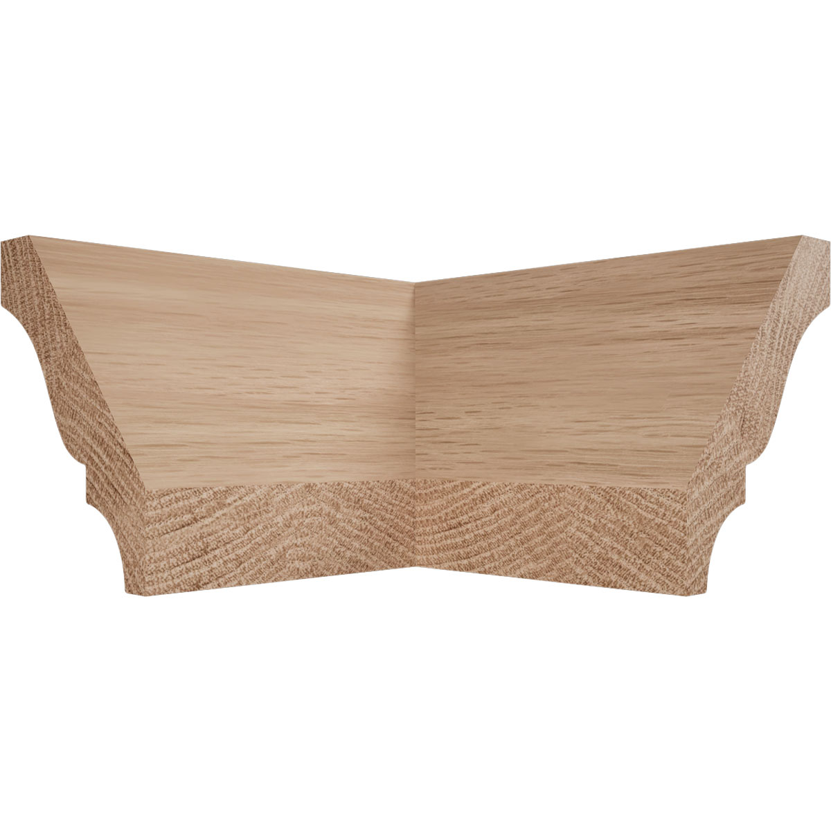 Ekena Millwork 1 5/8"P X 2 1/4"H WM52 Americraft Solid Hardwood Stain Grade Trimpro Crown Moulding Outside Corner - Image 13