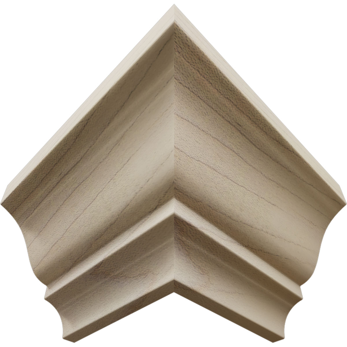 Ekena Millwork 1 5/8"P X 2 1/4"H WM52 Americraft Solid Hardwood Stain Grade Trimpro Crown Moulding Outside Corner - Image 30