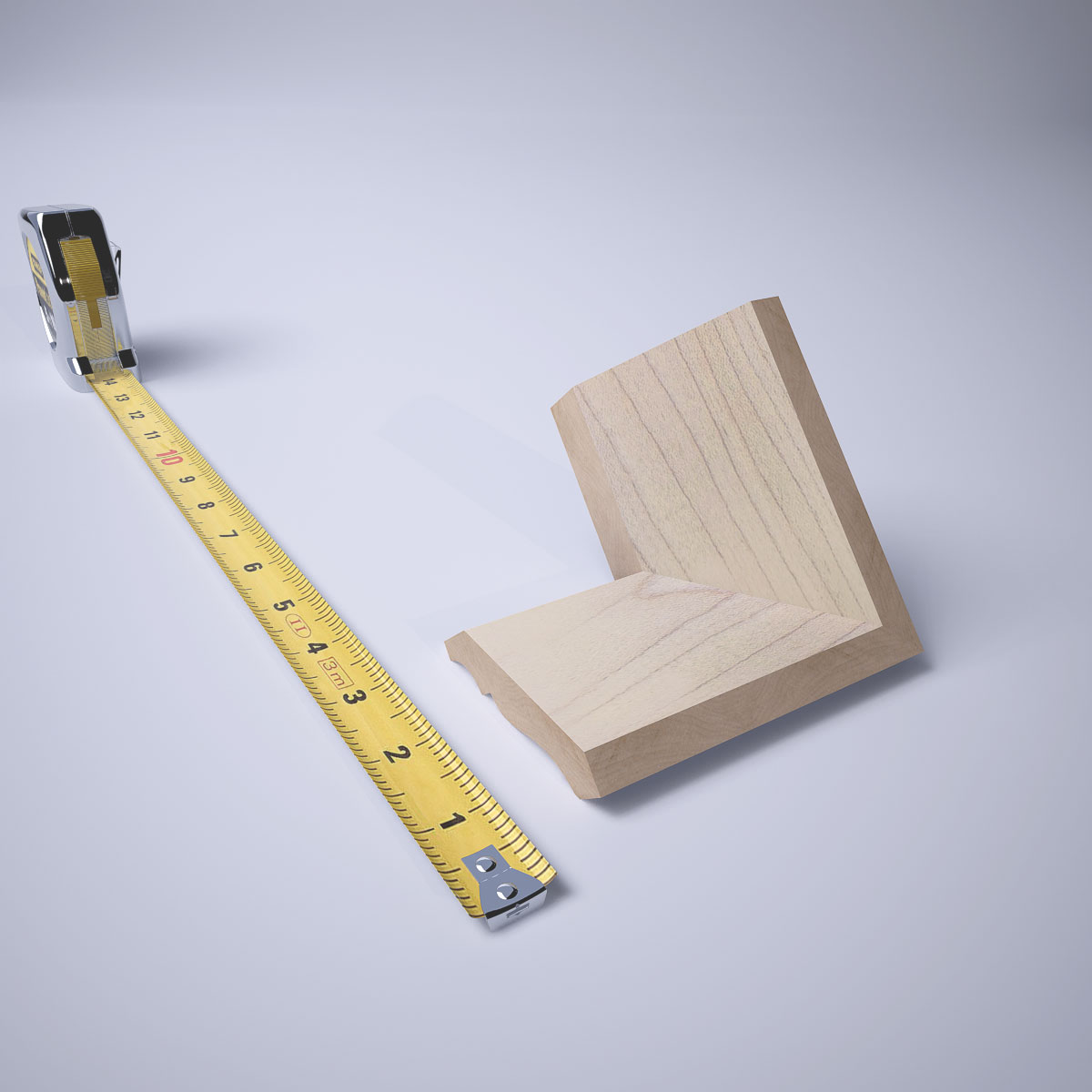 Ekena Millwork 1 5/8"P X 2 1/4"H WM52 Americraft Solid Hardwood Stain Grade Trimpro Crown Moulding Outside Corner - Image 31
