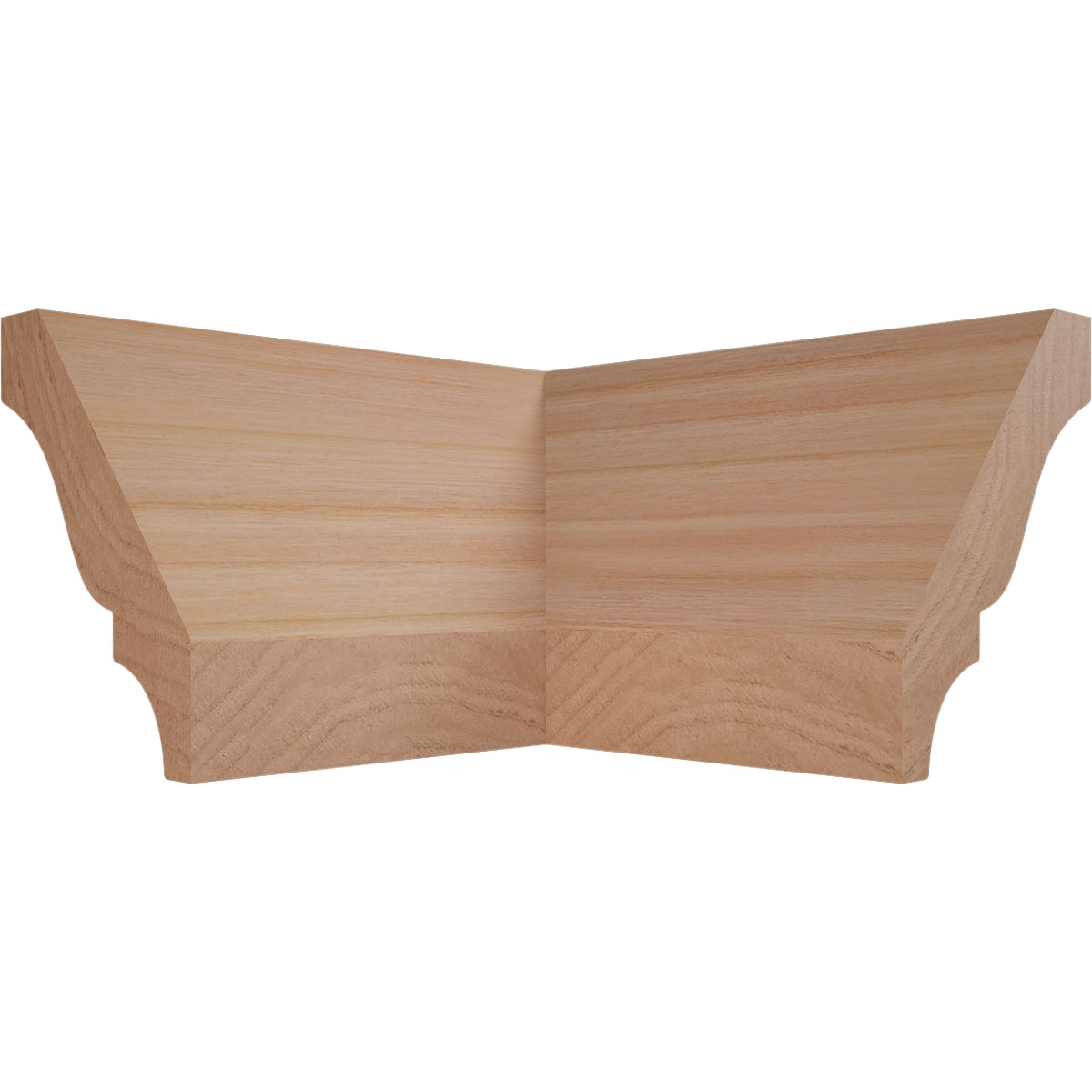 Ekena Millwork 1 5/8"P X 2 1/4"H WM52 Americraft Solid Hardwood Stain Grade Trimpro Crown Moulding Outside Corner - Image 37