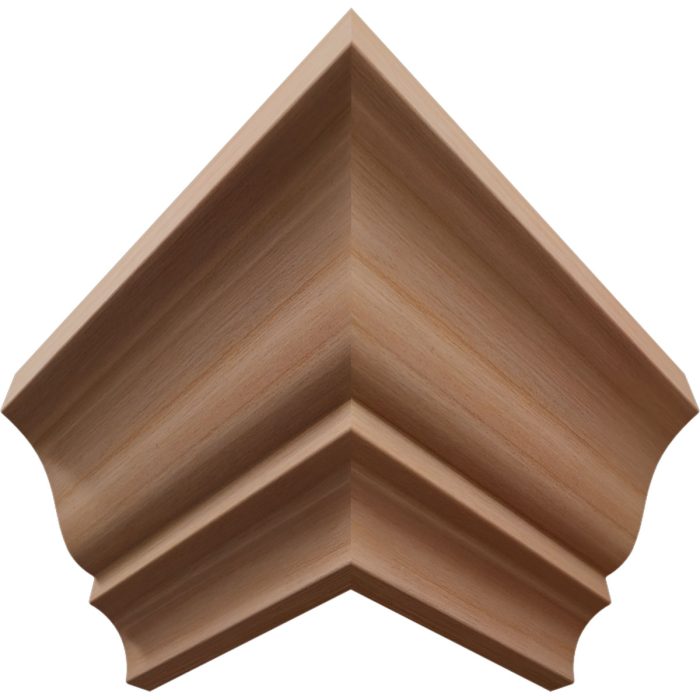 Ekena Millwork 1 5/8"P X 2 1/4"H WM52 Americraft Solid Hardwood Stain Grade Trimpro Crown Moulding Outside Corner - Image 38