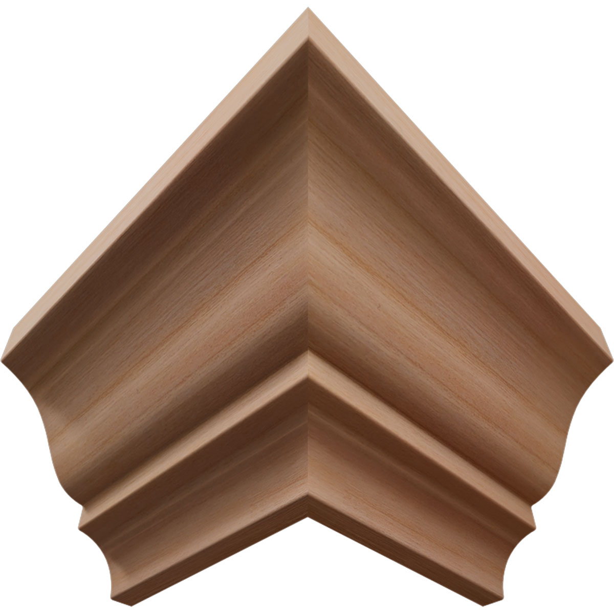 Ekena Millwork 1 5/8"P X 2 1/4"H WM52 Americraft Solid Hardwood Stain Grade Trimpro Crown Moulding Outside Corner - Image 38