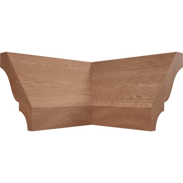 Ekena Millwork 1 5/8"P X 2 1/4"H WM52 Americraft Solid Hardwood Stain Grade Trimpro Crown Moulding Outside Corner - Image 45