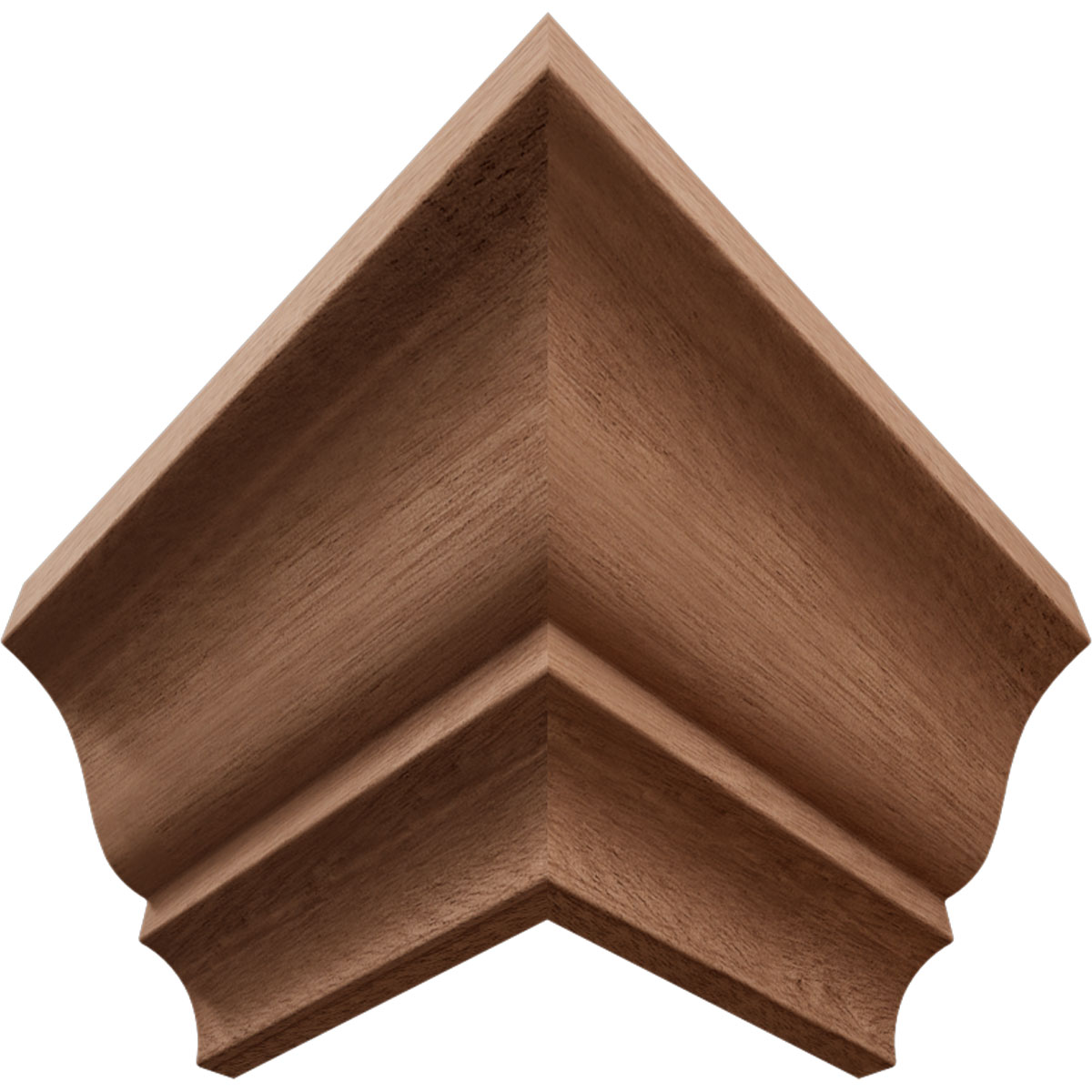 Ekena Millwork 1 5/8"P X 2 1/4"H WM52 Americraft Solid Hardwood Stain Grade Trimpro Crown Moulding Outside Corner - Image 46