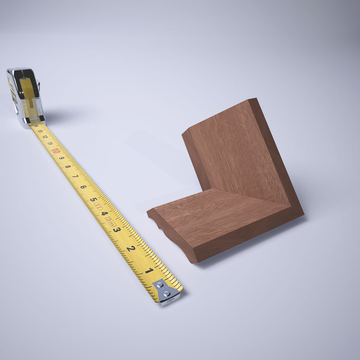 Ekena Millwork 1 5/8"P X 2 1/4"H WM52 Americraft Solid Hardwood Stain Grade Trimpro Crown Moulding Outside Corner - Image 47