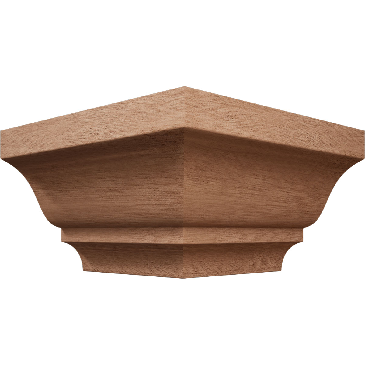 Ekena Millwork 1 5/8"P X 2 1/4"H WM52 Americraft Solid Hardwood Stain Grade Trimpro Crown Moulding Outside Corner - Image 42