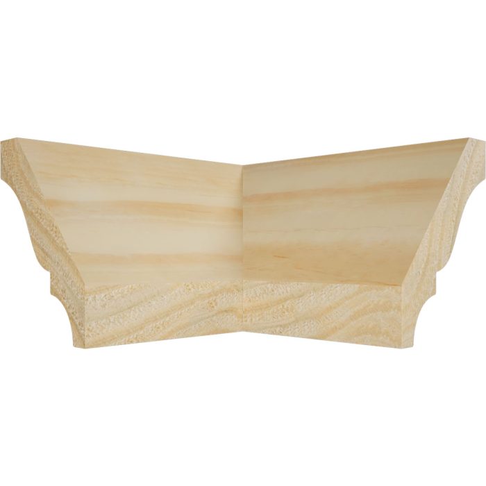 Ekena Millwork 1 5/8"P X 2 1/4"H WM52 Americraft Solid Hardwood Stain Grade Trimpro Crown Moulding Outside Corner - Image 53
