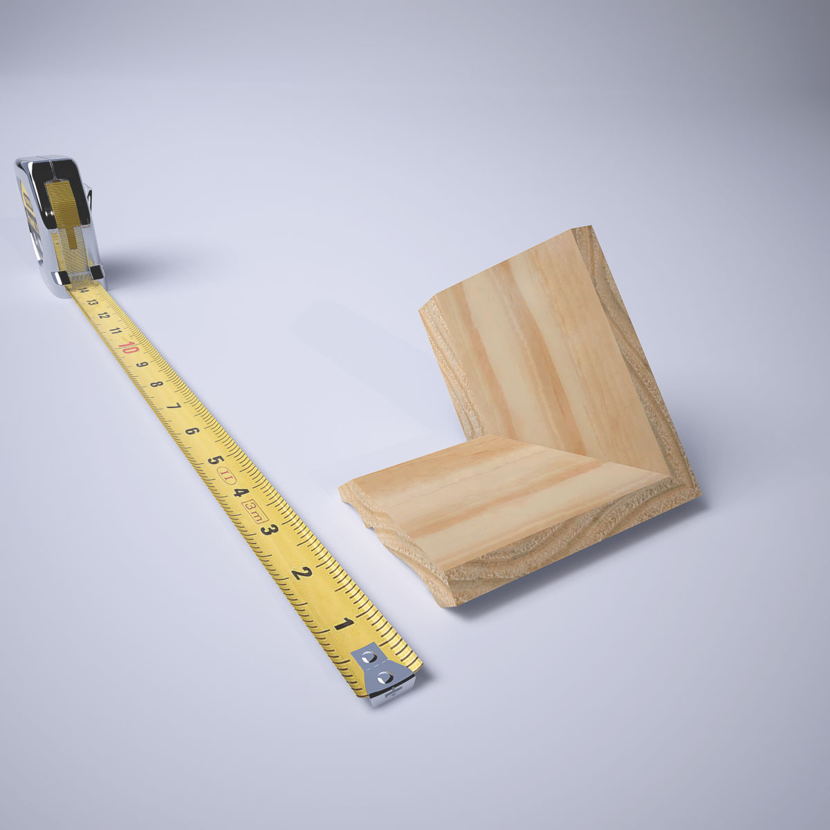 Ekena Millwork 1 5/8"P X 2 1/4"H WM52 Americraft Solid Hardwood Stain Grade Trimpro Crown Moulding Outside Corner - Image 55