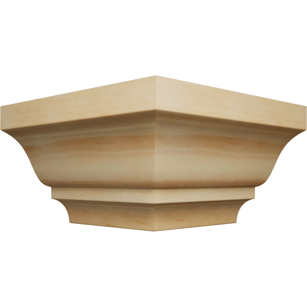 Ekena Millwork 1 5/8"P X 2 1/4"H WM52 Americraft Solid Hardwood Stain Grade Trimpro Crown Moulding Outside Corner - Image 50