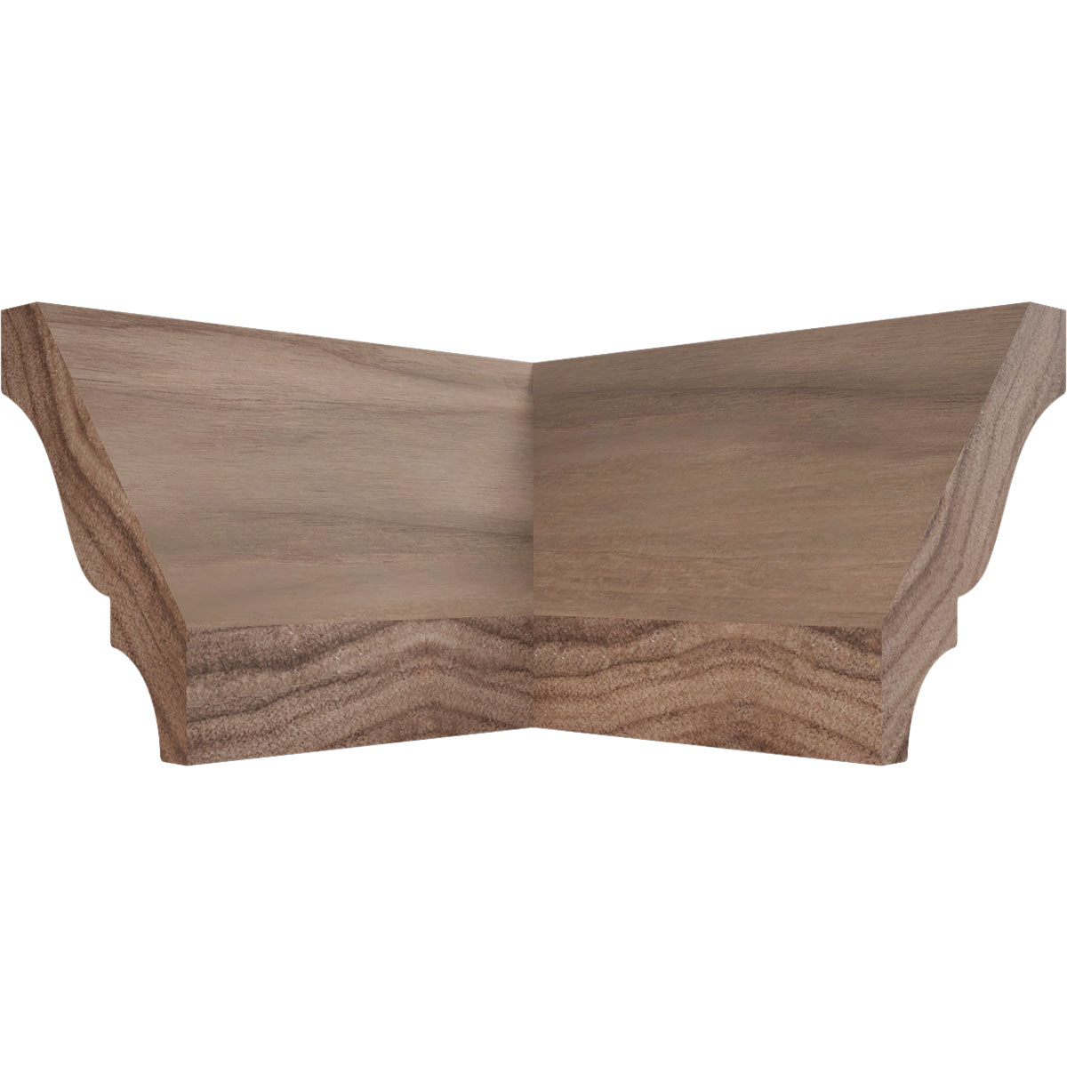 Ekena Millwork 1 5/8"P X 2 1/4"H WM52 Americraft Solid Hardwood Stain Grade Trimpro Crown Moulding Outside Corner - Image 61