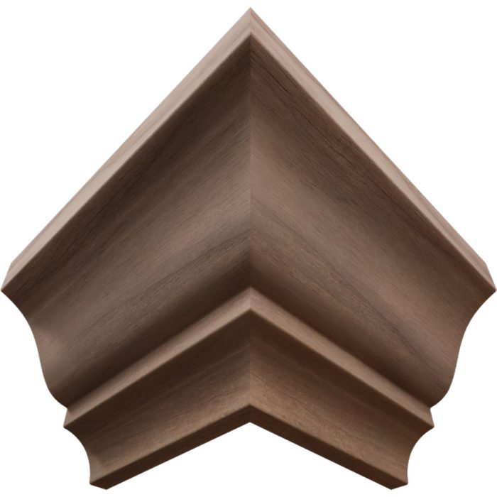Ekena Millwork 1 5/8"P X 2 1/4"H WM52 Americraft Solid Hardwood Stain Grade Trimpro Crown Moulding Outside Corner - Image 62