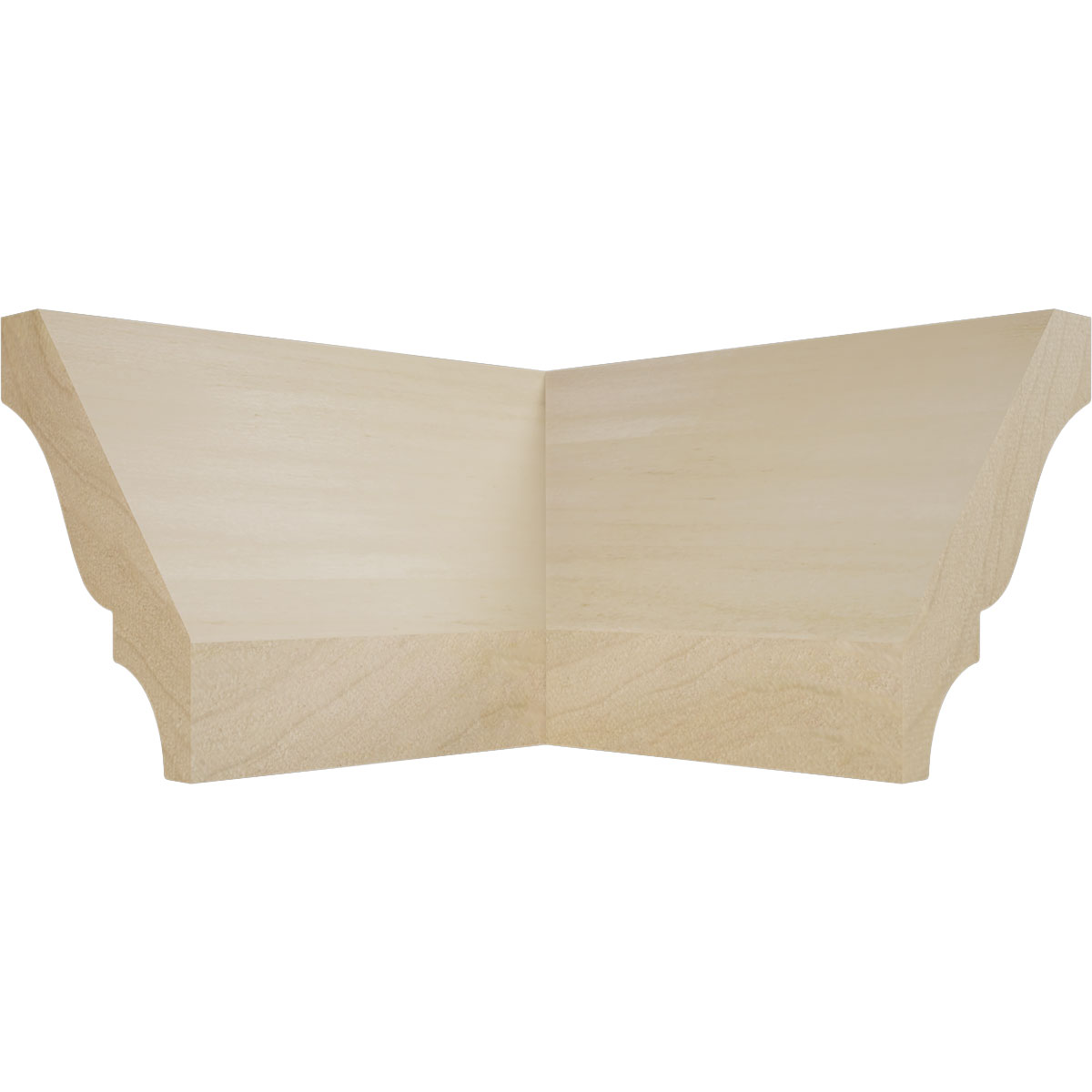 Ekena Millwork 1 5/8"P X 2 1/4"H WM52 Americraft Solid Hardwood Stain Grade Trimpro Crown Moulding Outside Corner - Image 69