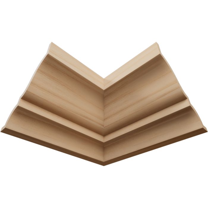 Ekena Millwork 1 5/8"P x 2 3/8"H WM52 Americraft Solid Hardwood Stain Grade MiterLink Crown Moulding Inside Corner - Image 6