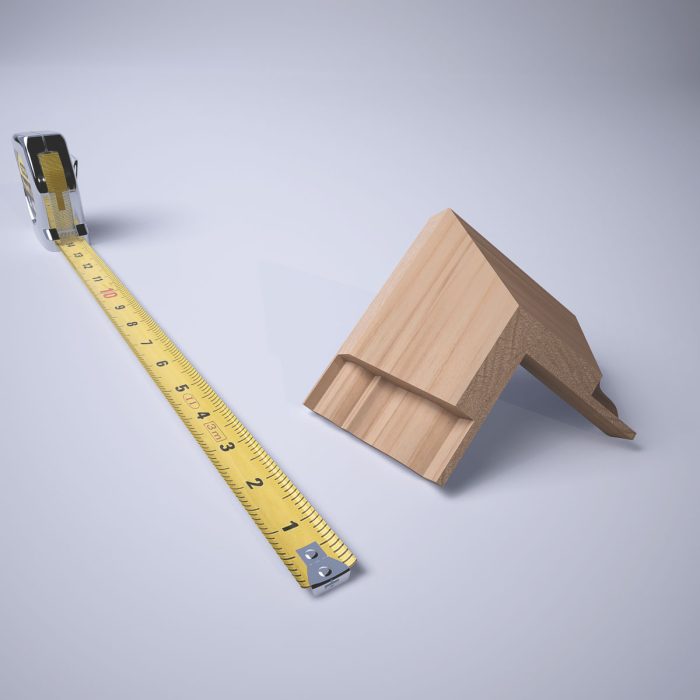 Ekena Millwork 1 5/8"P x 2 3/8"H WM52 Americraft Solid Hardwood Stain Grade MiterLink Crown Moulding Inside Corner - Image 7