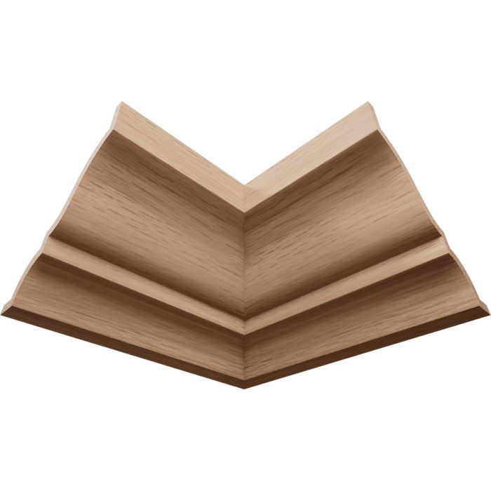 Ekena Millwork 1 5/8"P x 2 3/8"H WM52 Americraft Solid Hardwood Stain Grade MiterLink Crown Moulding Inside Corner - Image 13