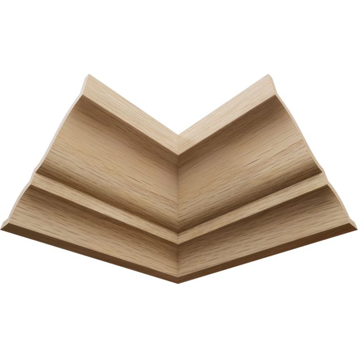 Ekena Millwork 1 5/8"P x 2 3/8"H WM52 Americraft Solid Hardwood Stain Grade MiterLink Crown Moulding Inside Corner - Image 20