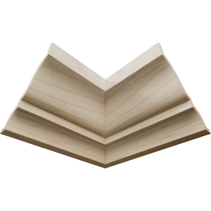 Ekena Millwork 1 5/8"P x 2 3/8"H WM52 Americraft Solid Hardwood Stain Grade MiterLink Crown Moulding Inside Corner - Image 27